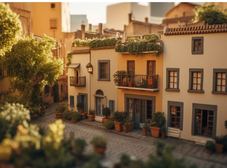 16 Magical Photos of Tiny Palma de Mallorca – Midjourney AI Art Tiny Places Collection