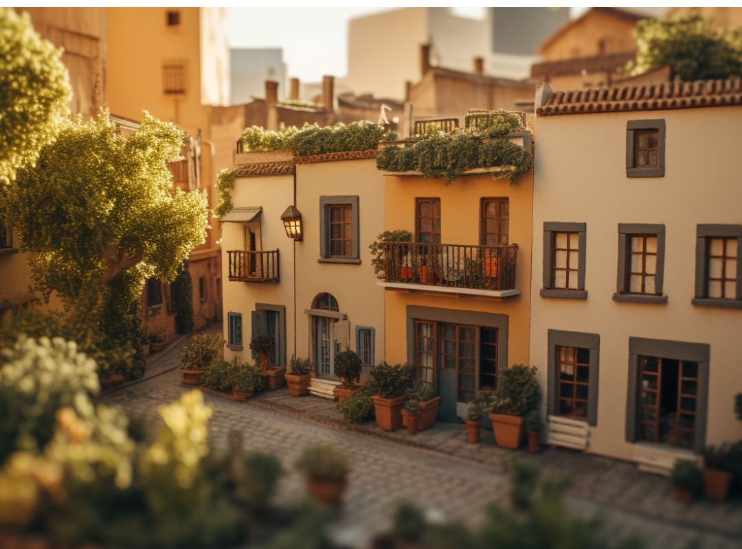 16 Magical Photos of Tiny Palma de Mallorca - Midjourney AI Art Tiny Places Collection - Minified cities by Sprinkle of AI