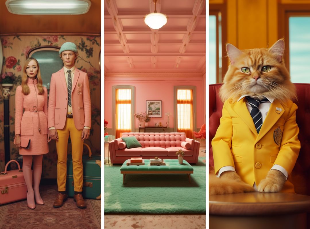Wes Anderson Midjourney Prompts - How to Create A Wes Anderson Aesthetic with Midjourney AI