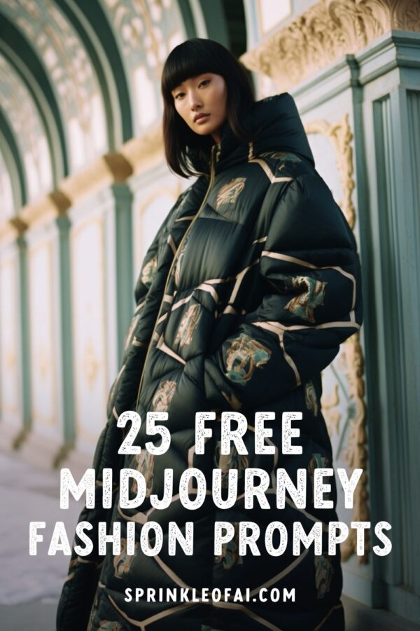 25 Free Best Midjourney Fashion Prompts | Sprinkle of AI