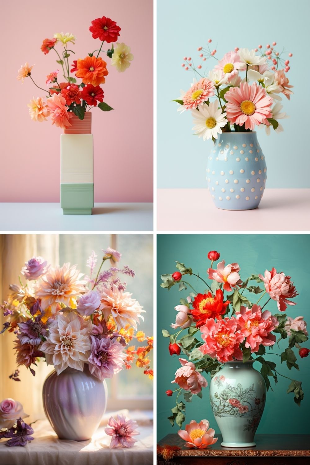 FLORAL DESIGNS - Best Creative Unique Midjourney Prompt Ideas To Spark Your Creativity - Sprinkle of AI Image Prompt Set 19