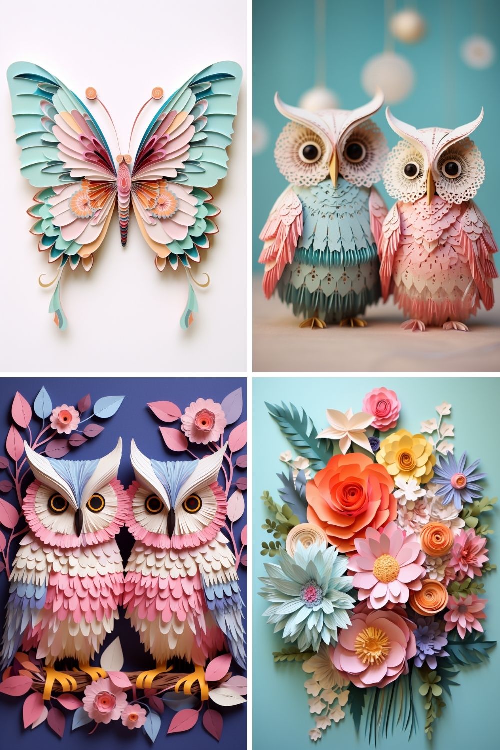 LAYERED PAPER ART - Best Creative Unique Midjourney Prompt Ideas To Spark Your Creativity - Sprinkle of AI Image Prompt Set 1
