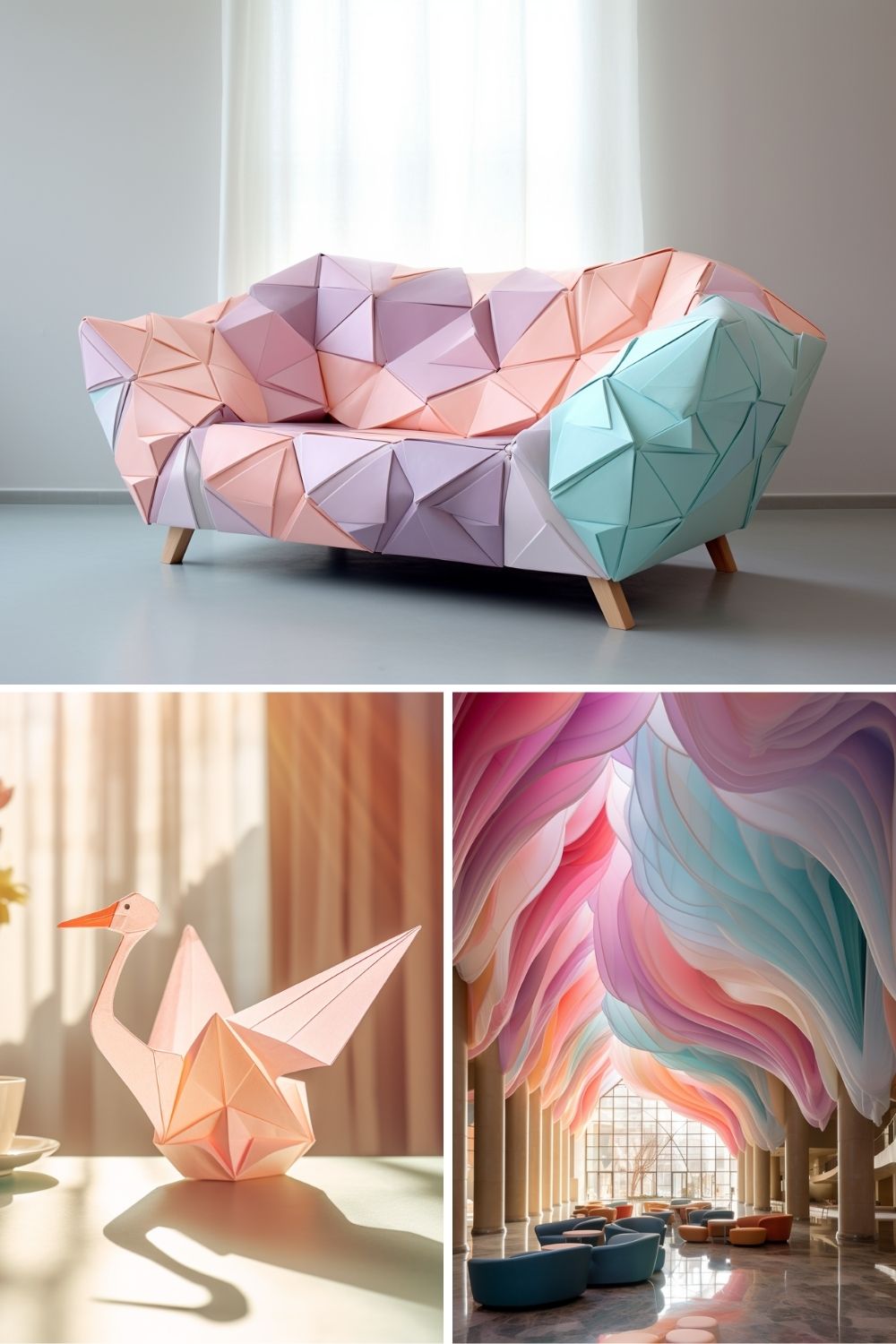 ORIGAMI ART - Best Creative Unique Midjourney Prompt Ideas To Spark Your Creativity - Sprinkle of AI Image Prompt Set 21