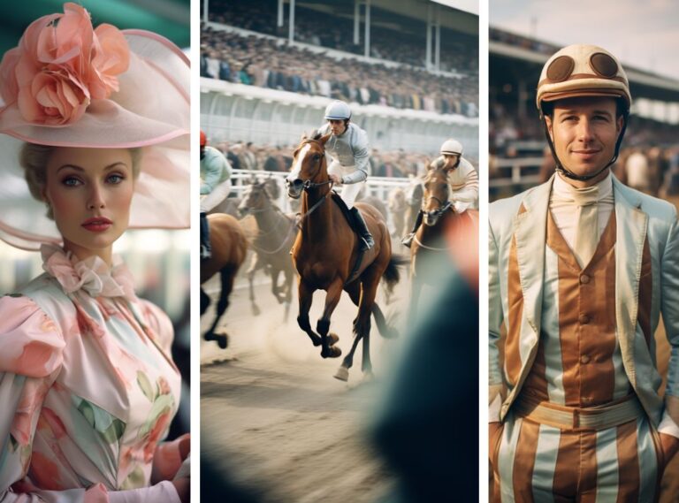 At the Ascot Horse Races – 27 Free Vintage Time Travel Midjourney Prompts