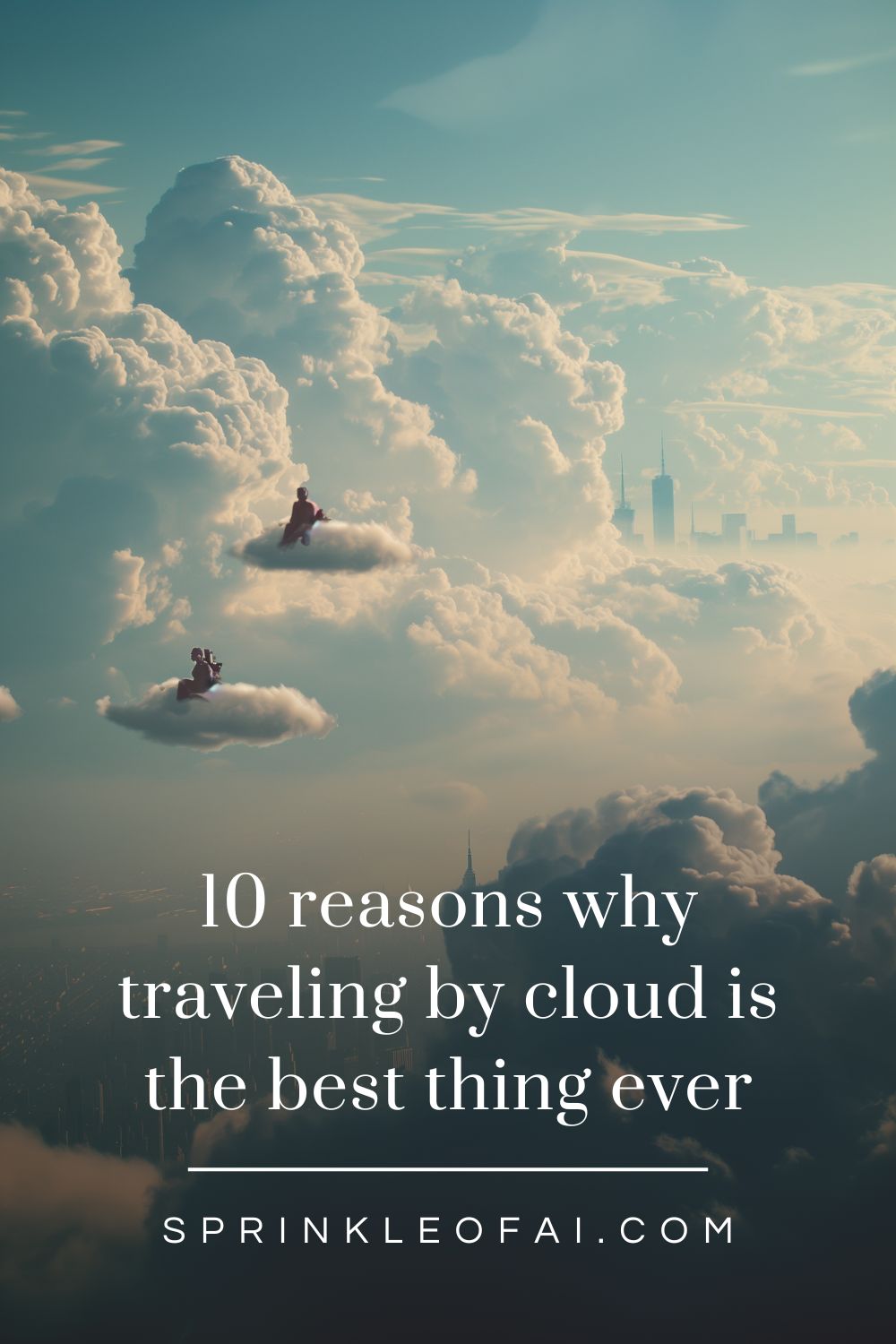 10 Reasons Why Traveling By Cloud Is The Best Thing Ever - Sprinkle of AI - AI ART BLOG