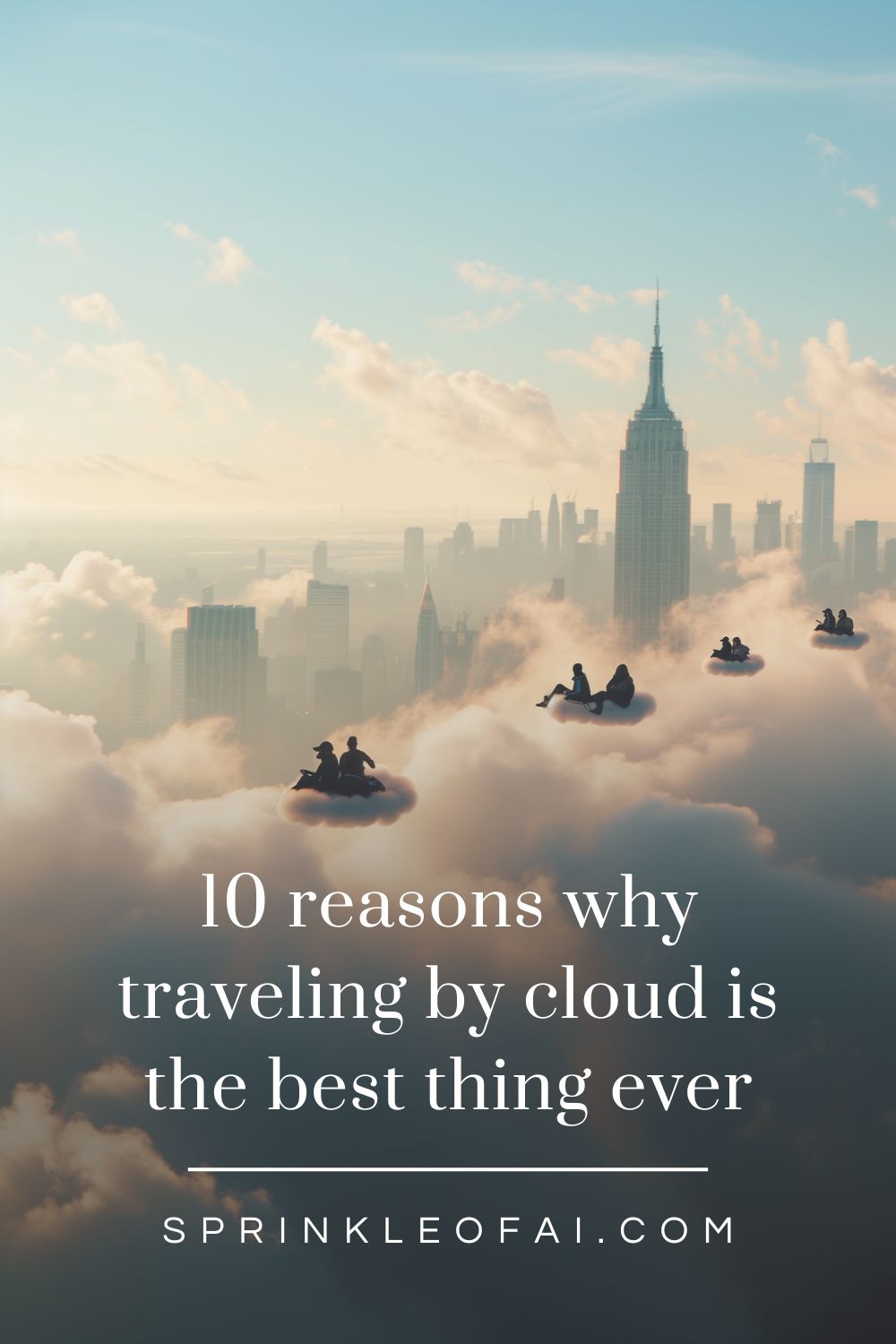 10 Reasons Why Traveling By Cloud Is The Best Thing Ever - Sprinkle of AI - AI ART BLOG