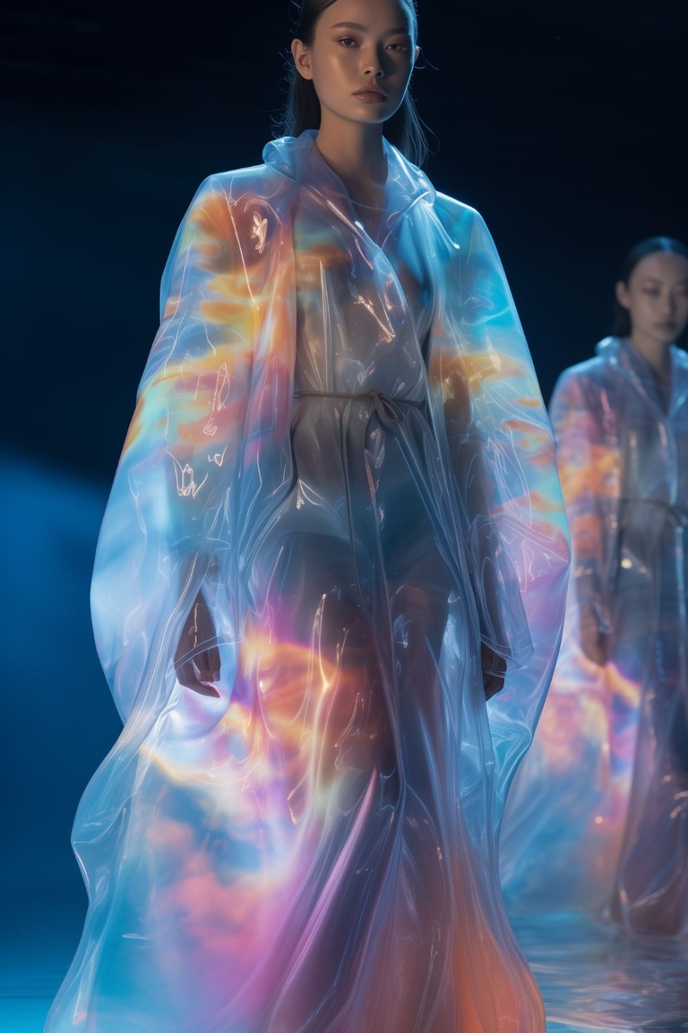 Bioluminescent Iridescent AI Fashion Collection | Sprinkle of AI