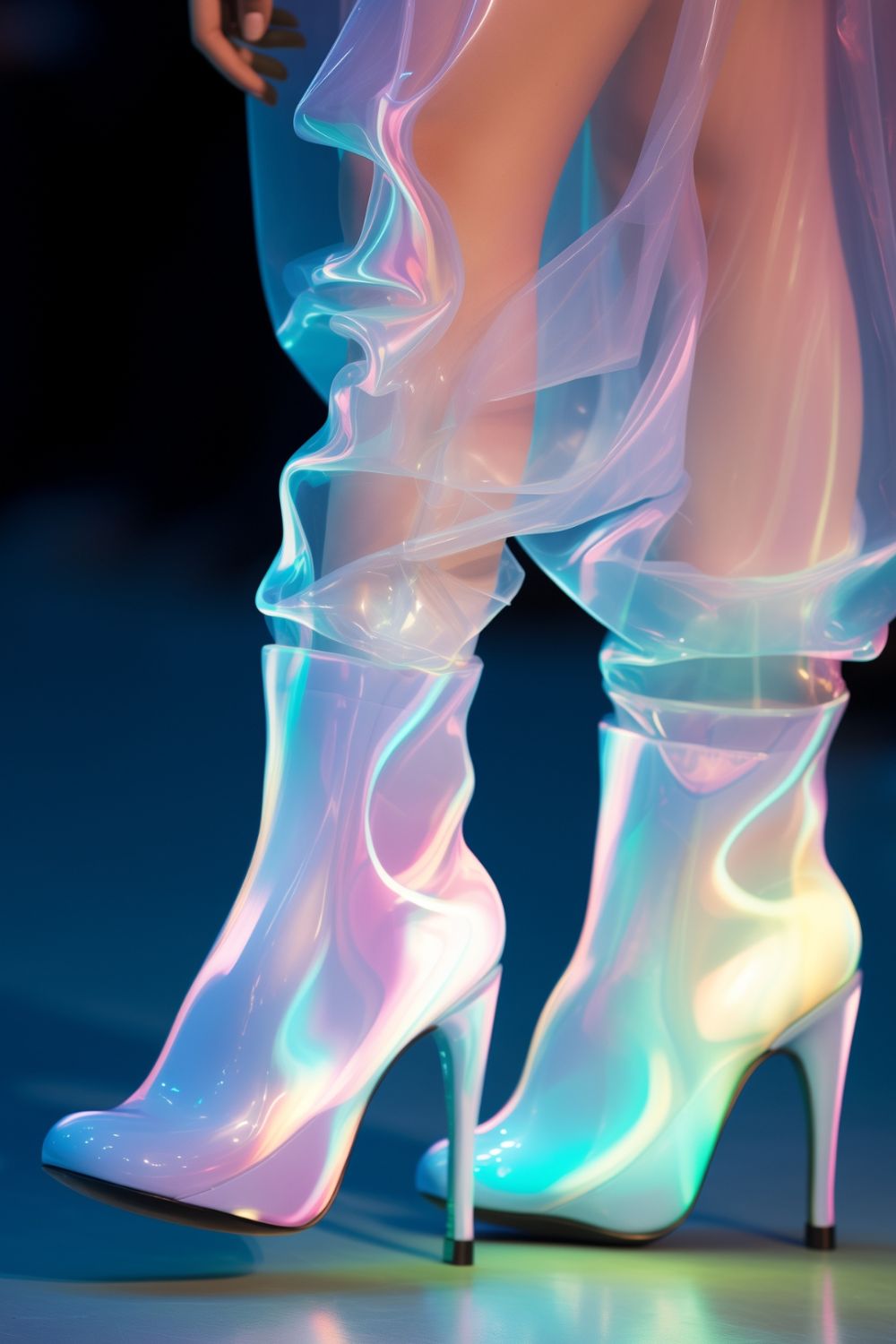 Bioluminescent Iridescent AI Fashion Collection - Sprinkle of AI
