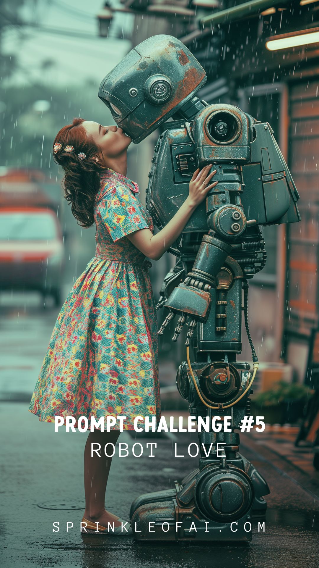 Sprinkle Prompt Challenge on Threads - Sprinkle of AI - Midjourney Prompt Robot Love