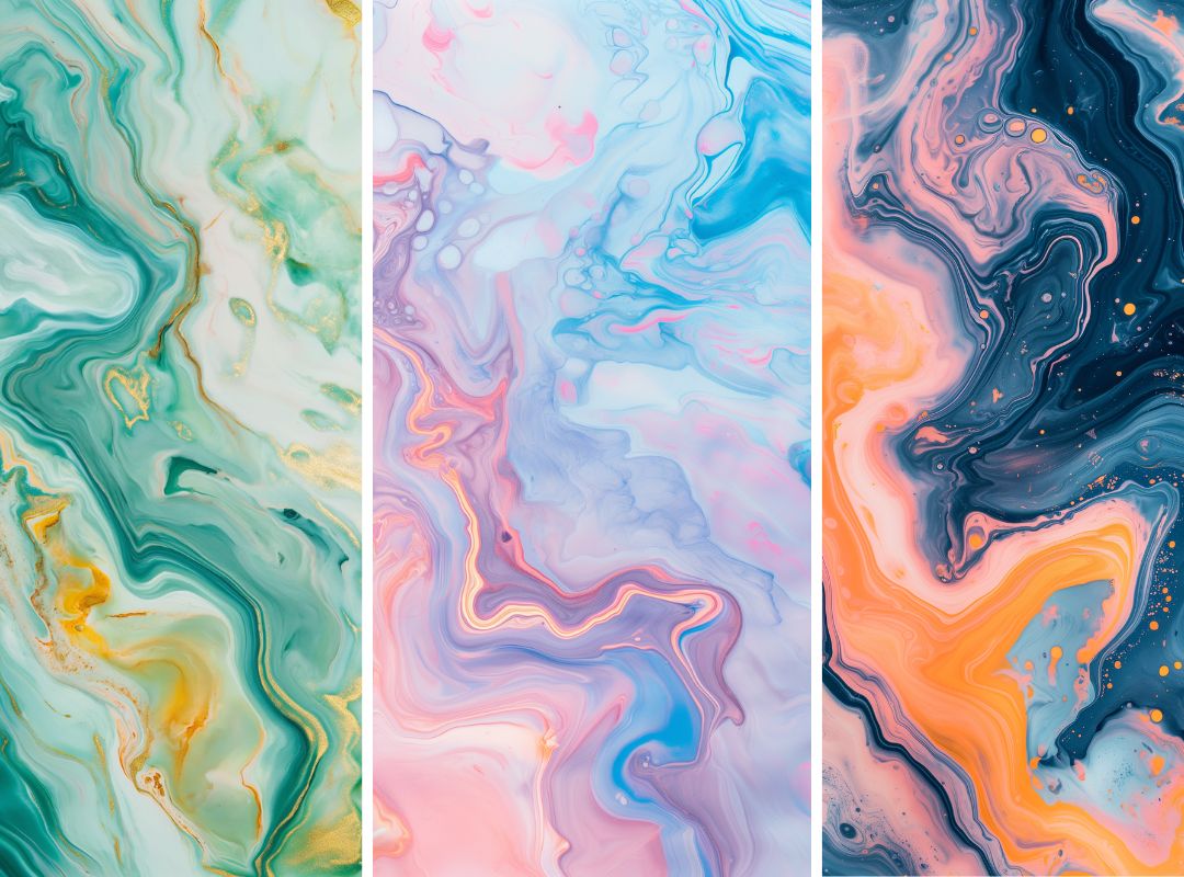 Upgrade Your Aesthetic with 24 Stunning Marble iPhone Wallpapers + 12 Midjourney Prompts!