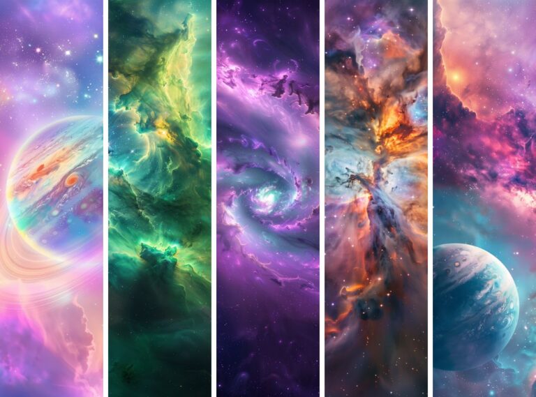 Revamp Your Screen With 23 Gorgeous Galaxy Nebula iPhone Wallpapers + Midjourney Prompts