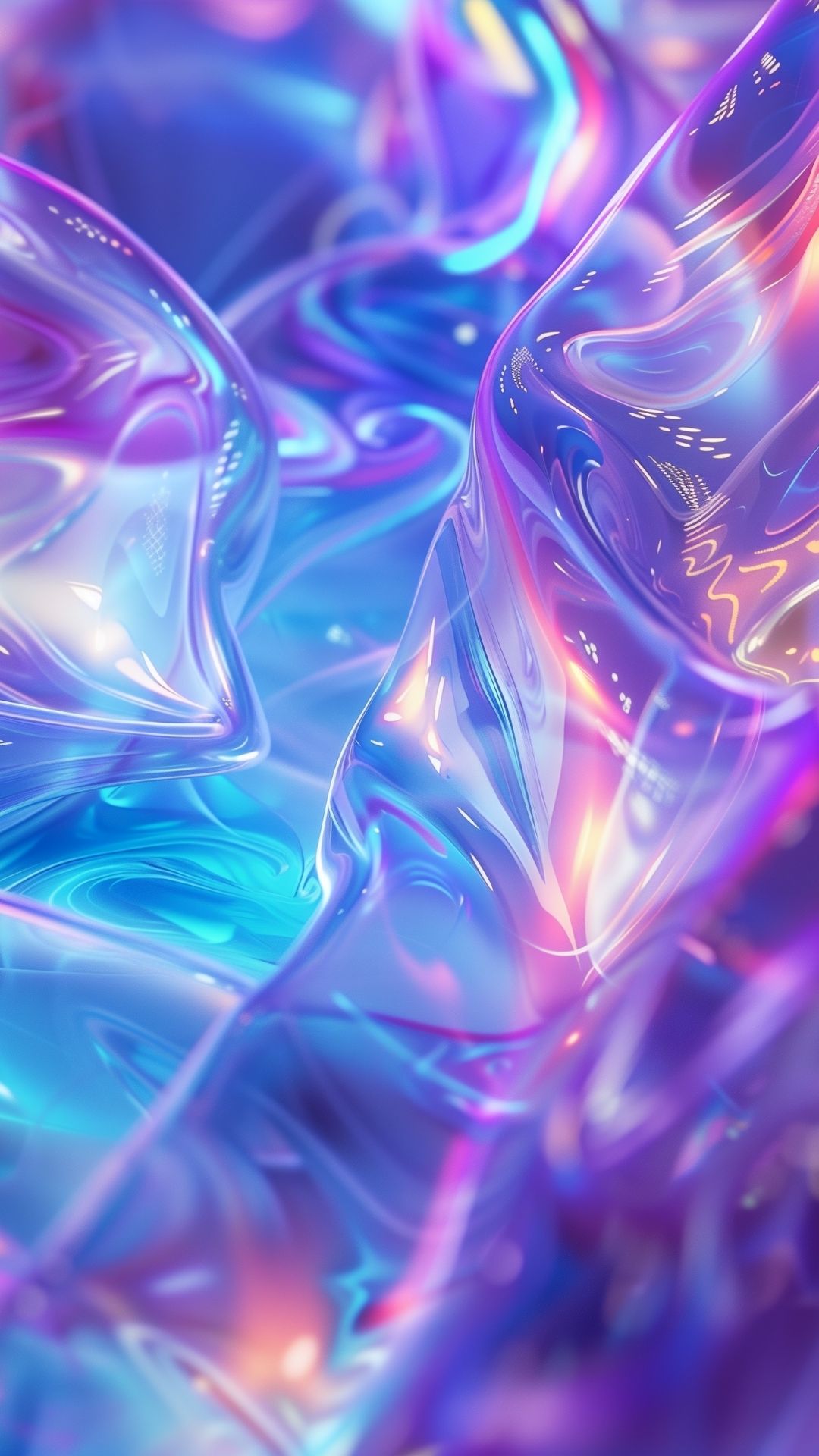 Indulge Your Iridescent Aesthetic Obsession 25 Shimmering Images Await - Sprinkle of AI Iridescent iPhone Wallpapers